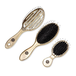 Golden Brushes – Luxe Haarborstels voor Perfecte Verzorging van Hairextensions en Eigen Haar. - Luxurious Hairextensions B.V.