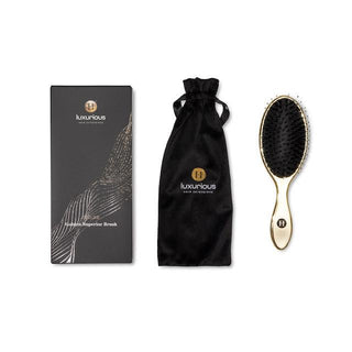 Haarborstel van Golden Superior Brush - luxurious-hairextensions, ontworpen voor bescherming en glans